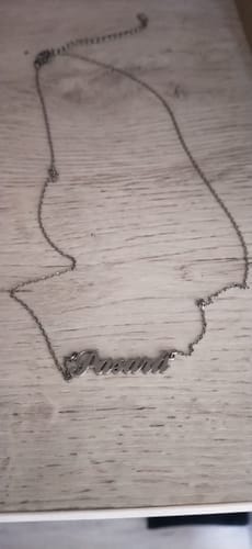 Customer photo review of Collar Nombre - Personalizado