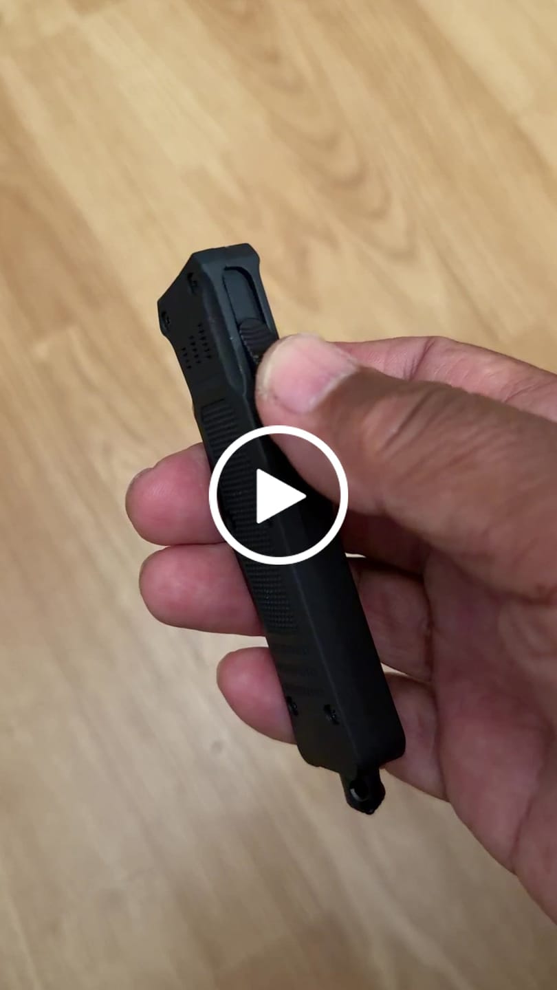 Customer video review of Small Black Phantom D/A OTF (Multiple Blade Styles Available)