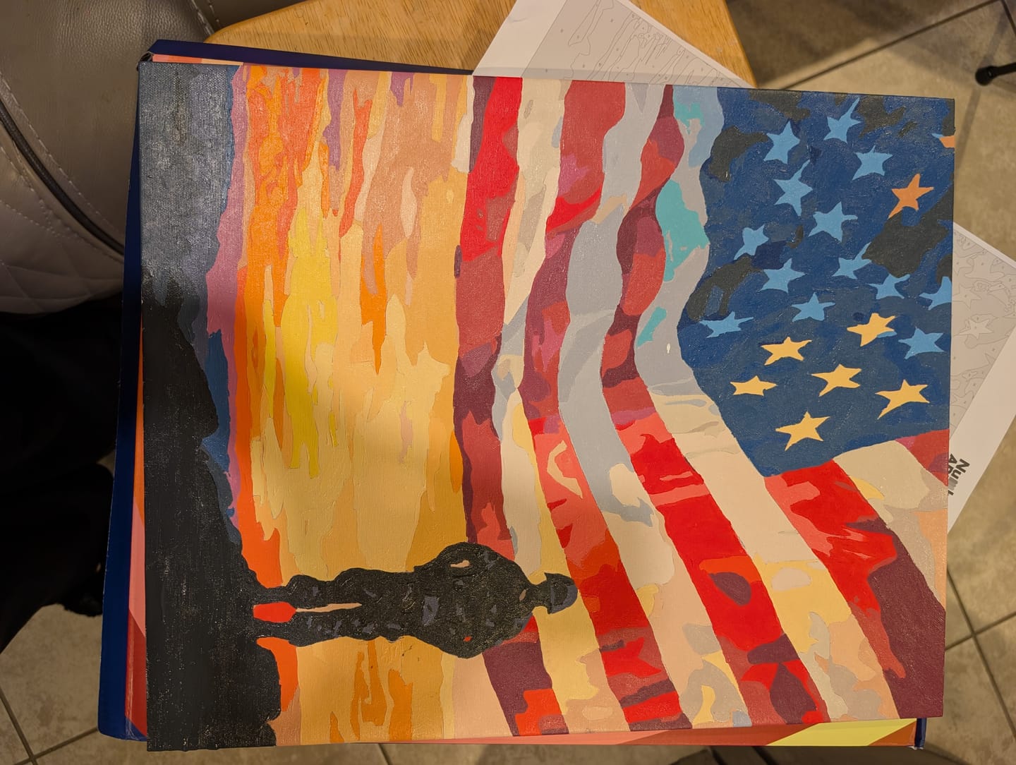 Customer photo review of Flag's Fighter