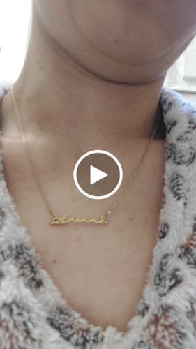 Customer photo review of Collar My Name - Personalizado
