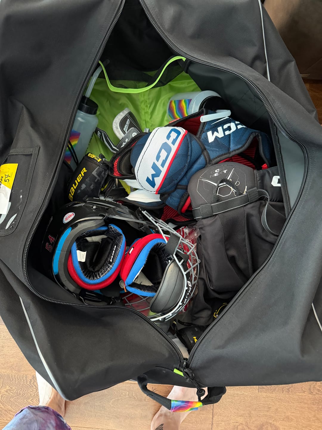 Customer photo review of Conway+Banks Hockey Bag Organizer
