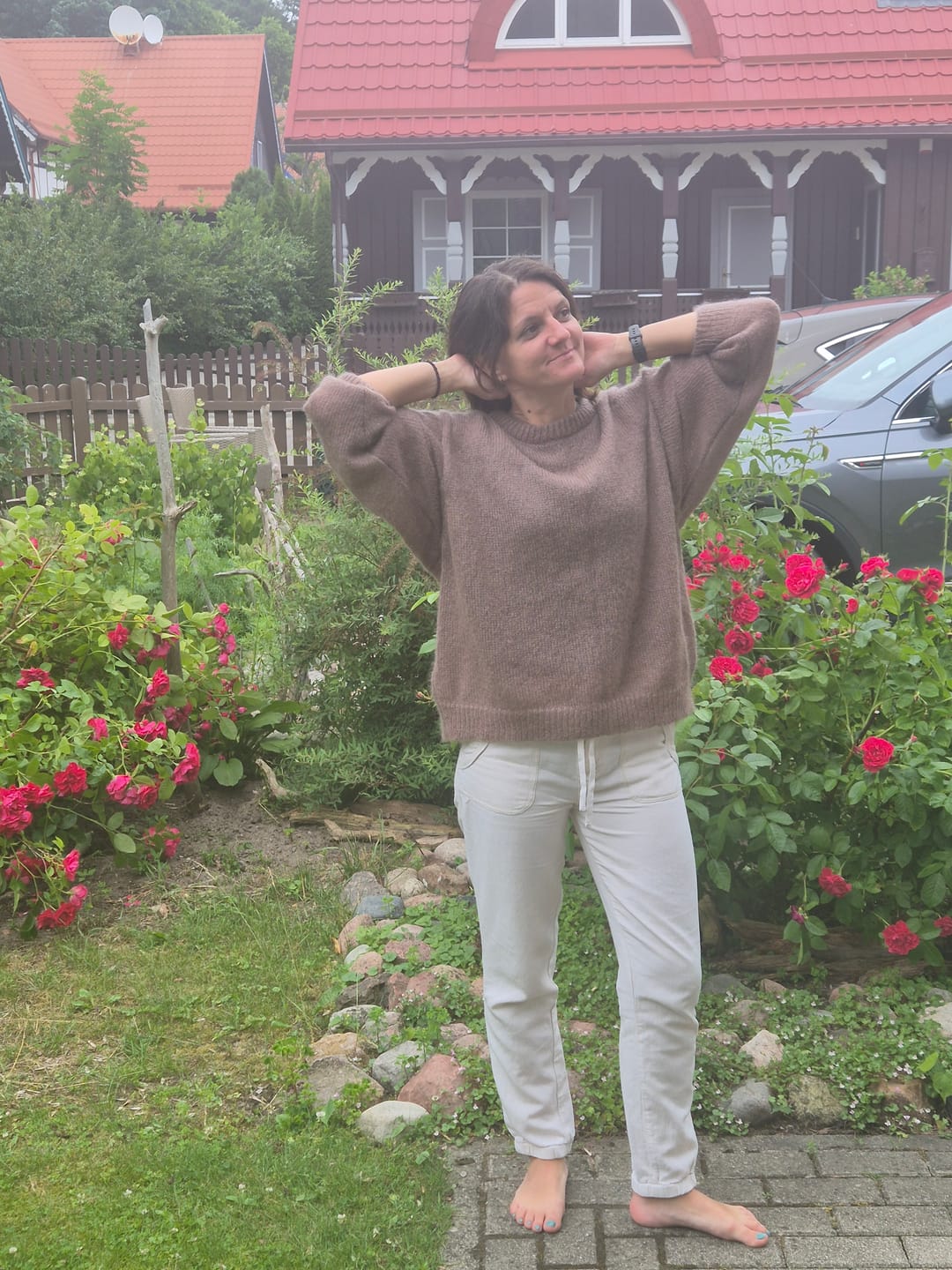 Customer photo review of SOFT ROME Moheros ir Merino Vilnos Megztinis