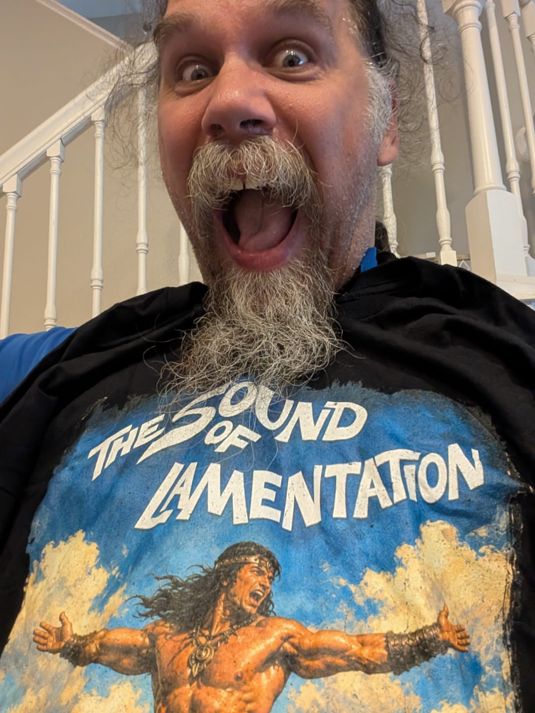 Customer photo review of The Sound of Lamentation T-Shirt