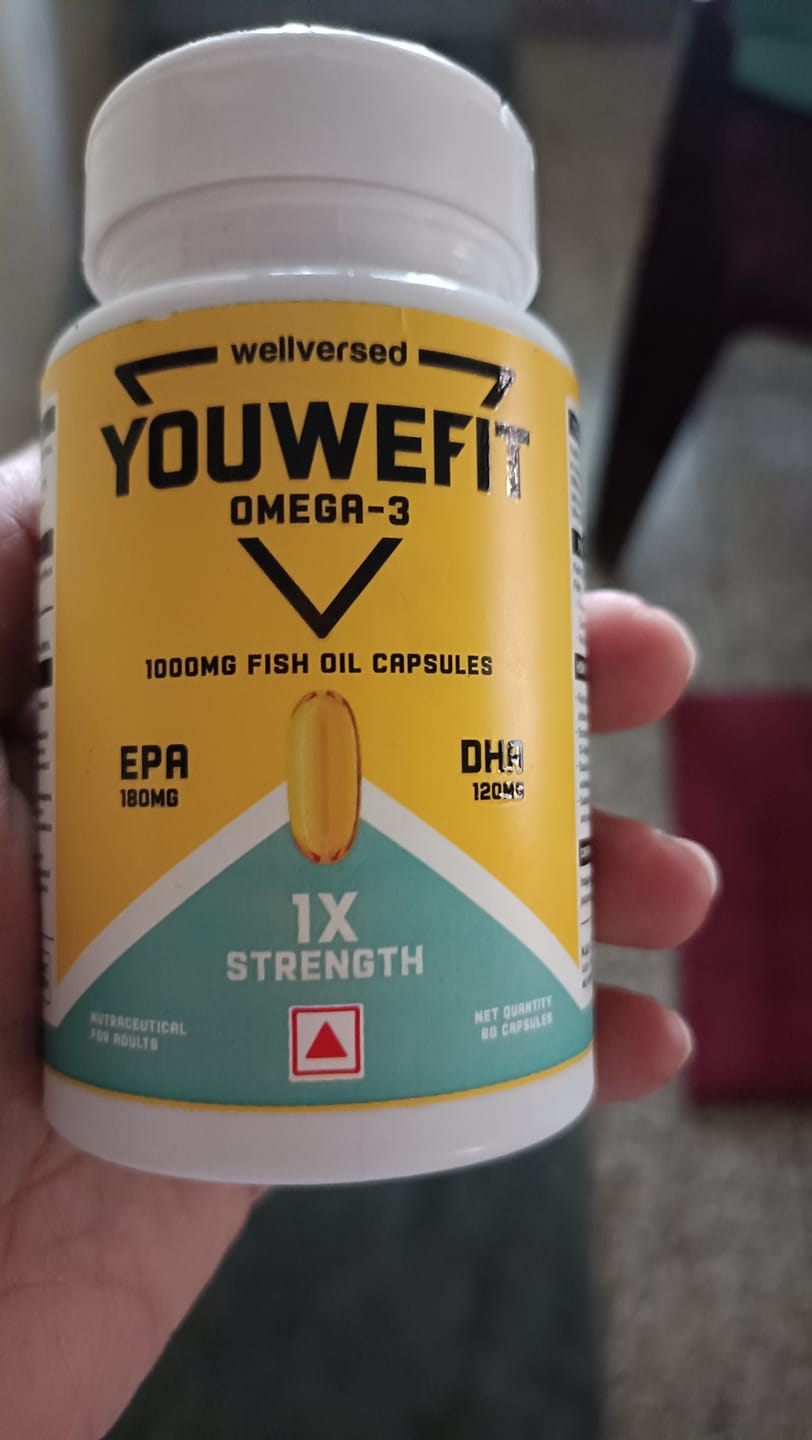 Customer photo review of YouWeFit Omega-3 Fish Oil (60 Capsules), 1000mg