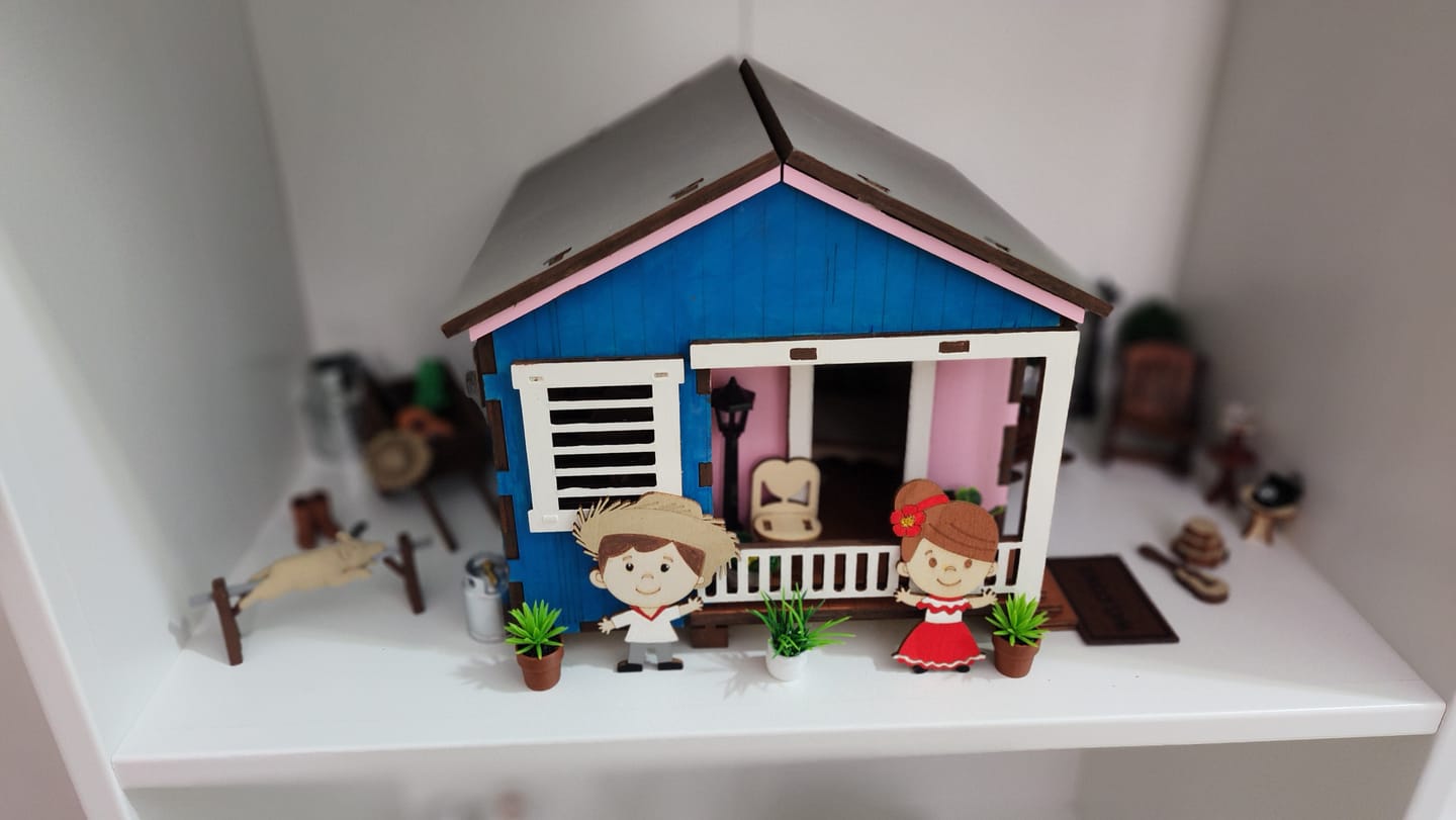 Customer photo review of La Casita de Campo - Modelo Primavera | Manualidad