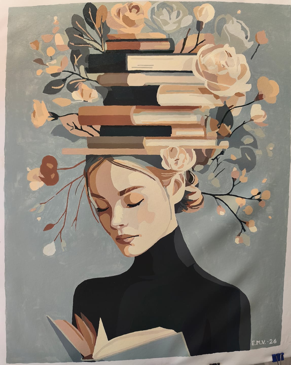 Customer photo review of Book garden | Paint by Number