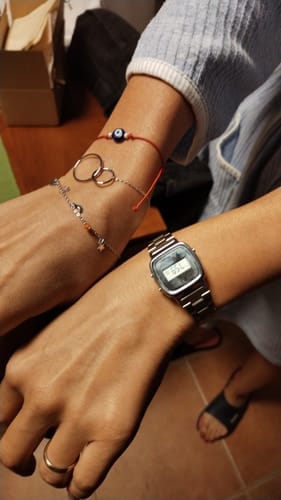 Customer photo review of Reloj Vintage Mini ~ Silver