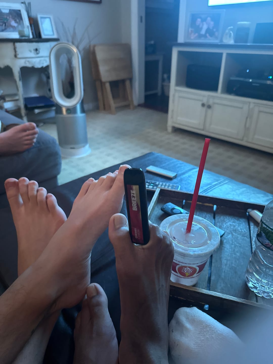 Customer photo review of Breeze Pro 0% Nicotine Disposable Vape
