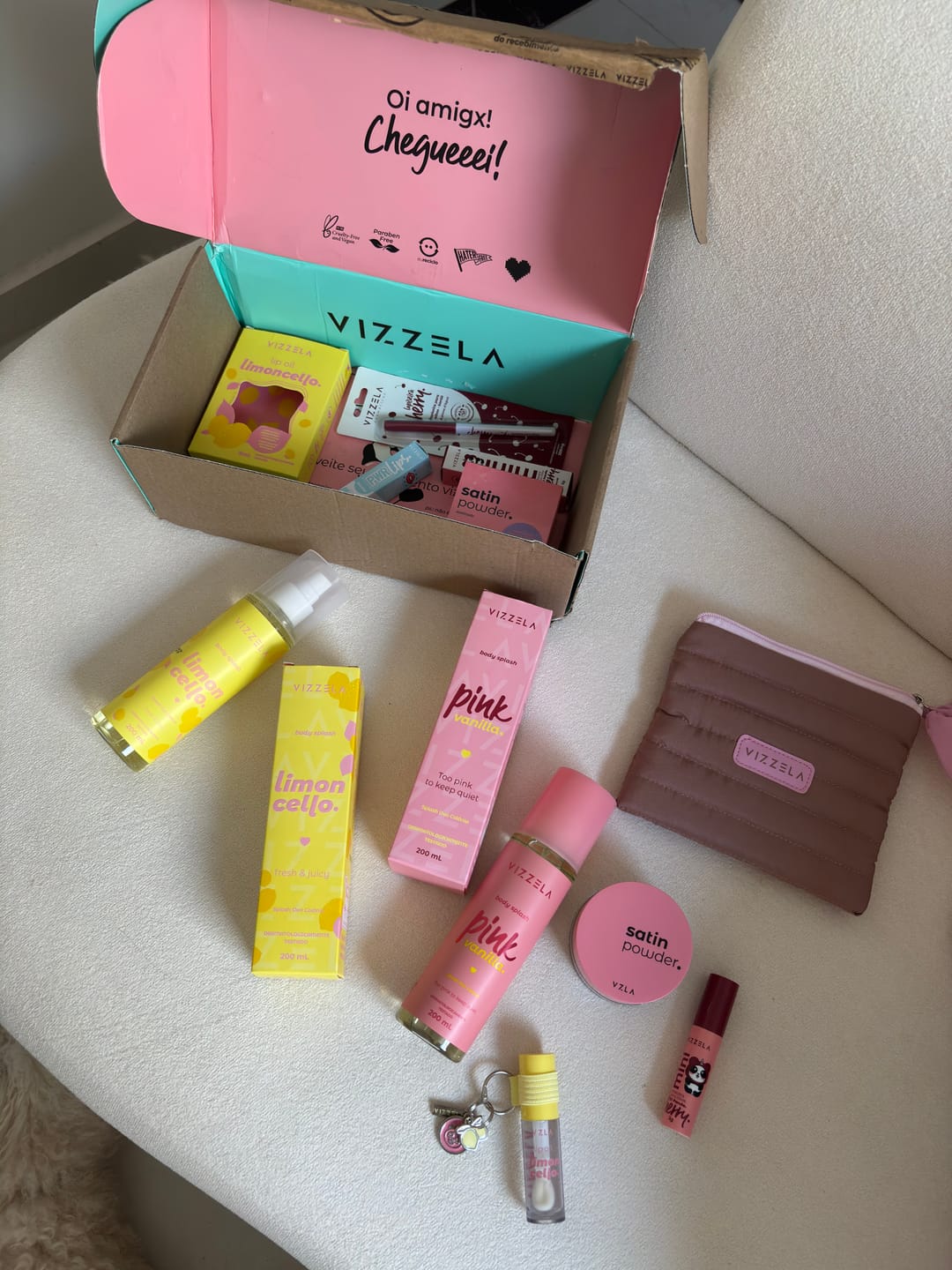 Customer photo review of Body Splash Deo Colônia Pink Vanilla - Vizzela