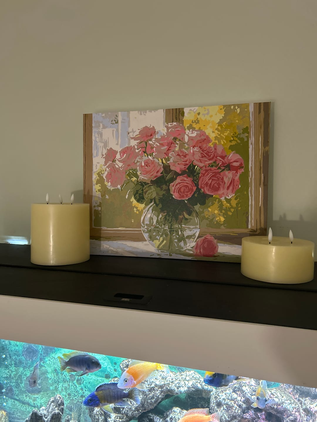 Customer photo review of Elegant bouquet | Paint by Number