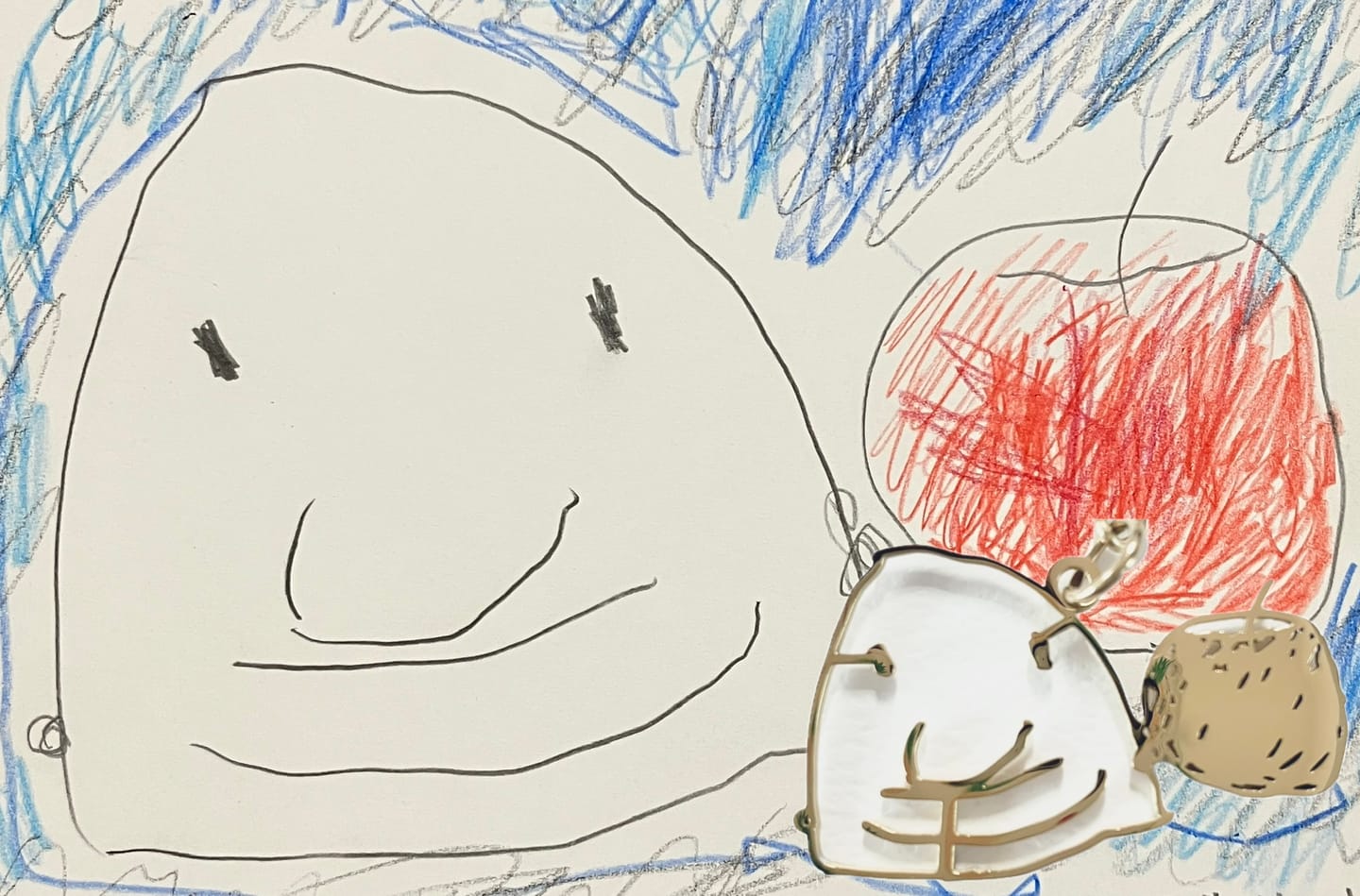 Customer photo review of 【期間限定販売:3/9～3/15】お絵描きが素敵なアクセサリーに大変身♪お絵描きアクセサリー