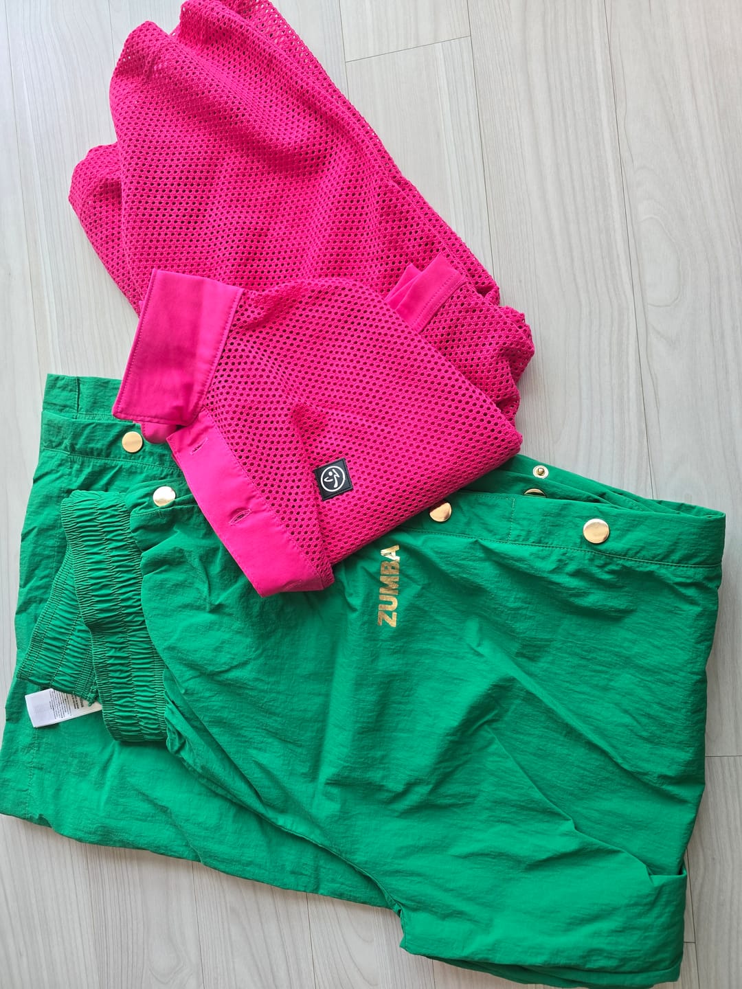 Customer photo review of Color Spree Oversized Mesh Polo