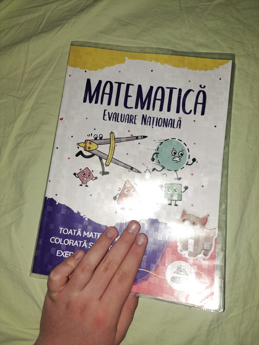 Customer photo review of Carte Matematică Evaluare Națională - Bacademia (Toată Materia V-VIII: Algebră și Geometrie)
