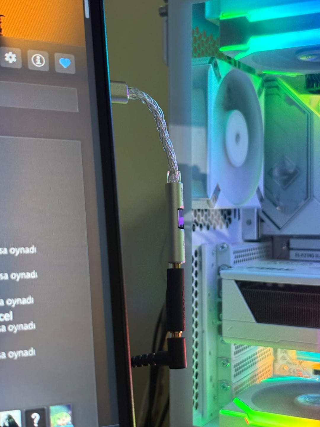 Customer photo review of NiceHCK NK1 Max DAC/AMP Ses Kartı