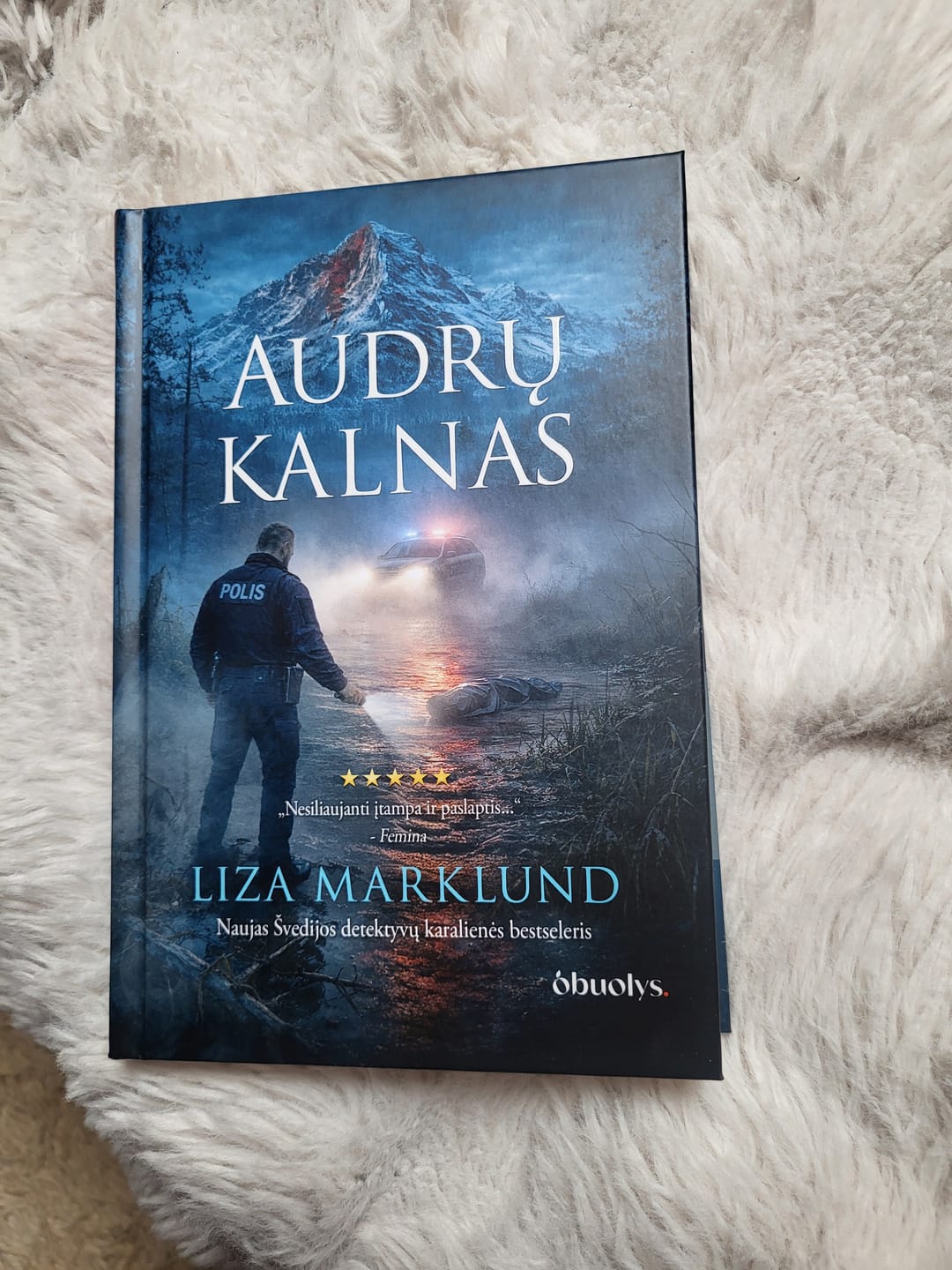 Customer photo review of Audrų kalnas: tamsi paslaptis pelkėje ir pavojinga tiesos kaina – Liza Marklund sugrįžta!