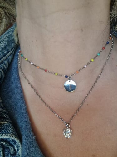 Customer photo review of Collar Letras ABC