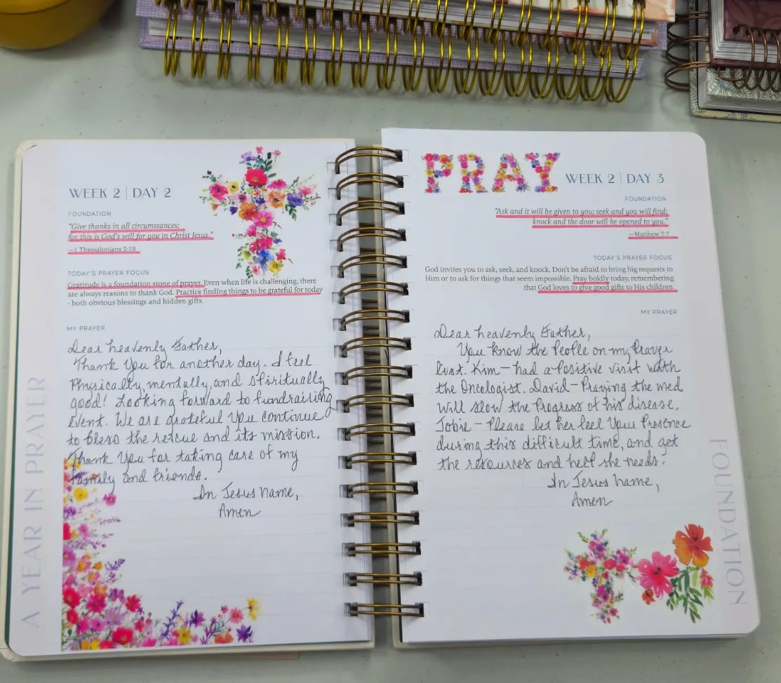 Customer photo review of A Year In Prayer: A Journey of Daily Prayer and Reflection