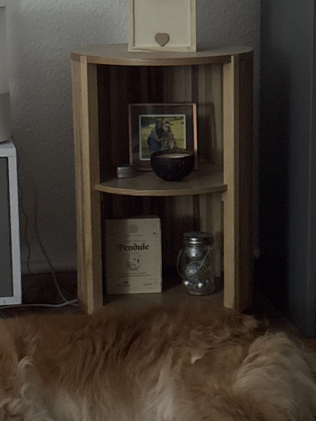 Customer photo review of ALTA - Table de chevet avec 2 rangements en bois massif