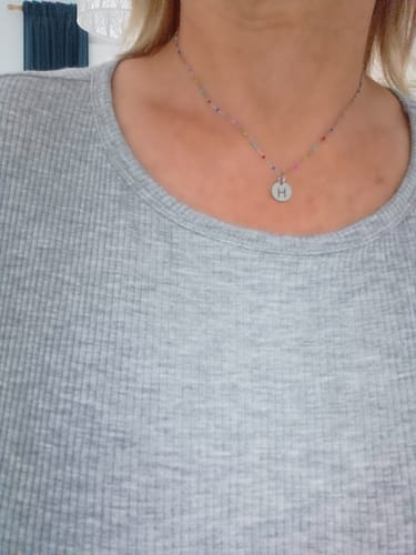 Customer photo review of Collar Letras ABC