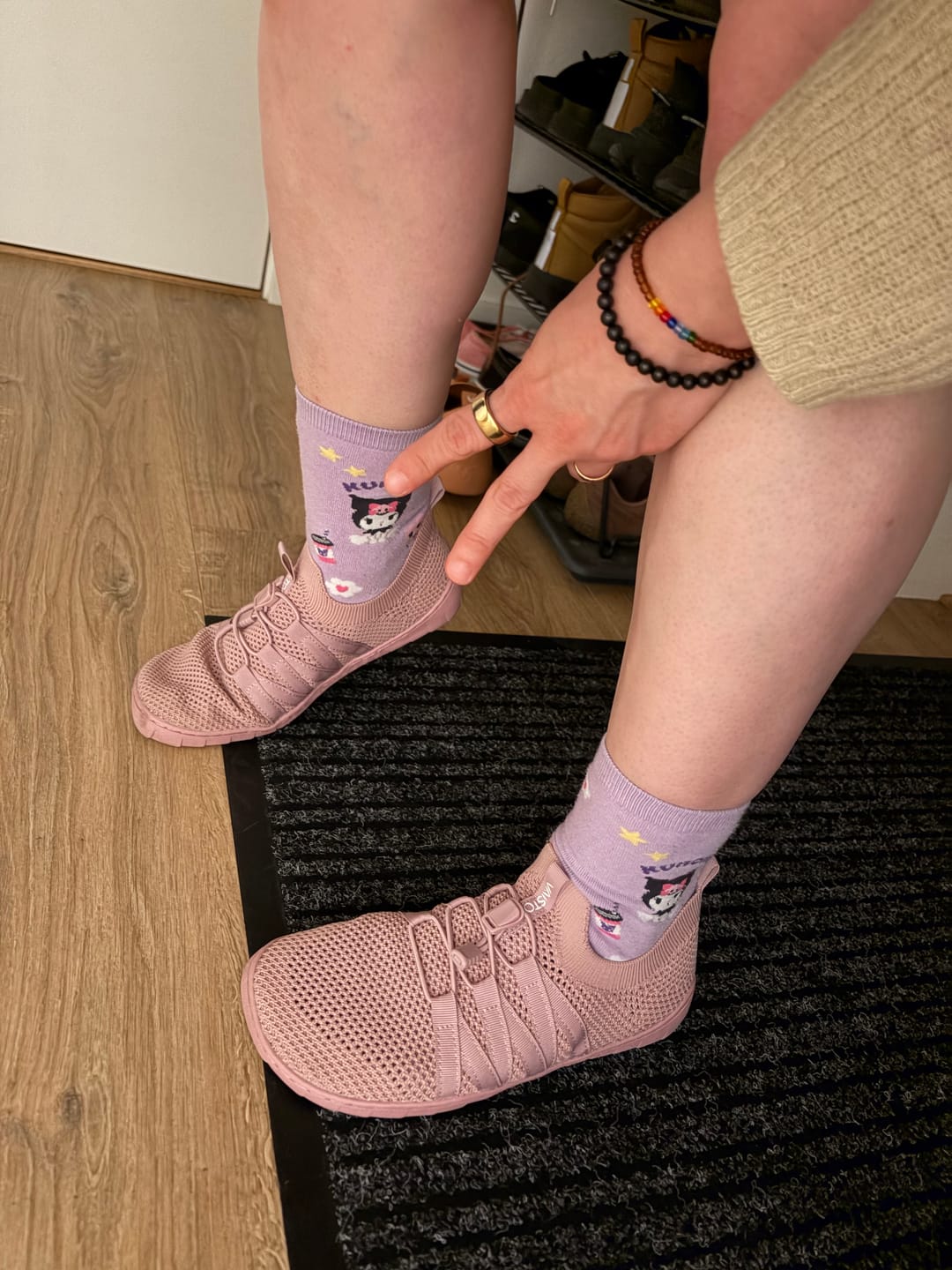 Customer photo review of Vaistoa Riemu | Knitted Barefoot Slip-ons