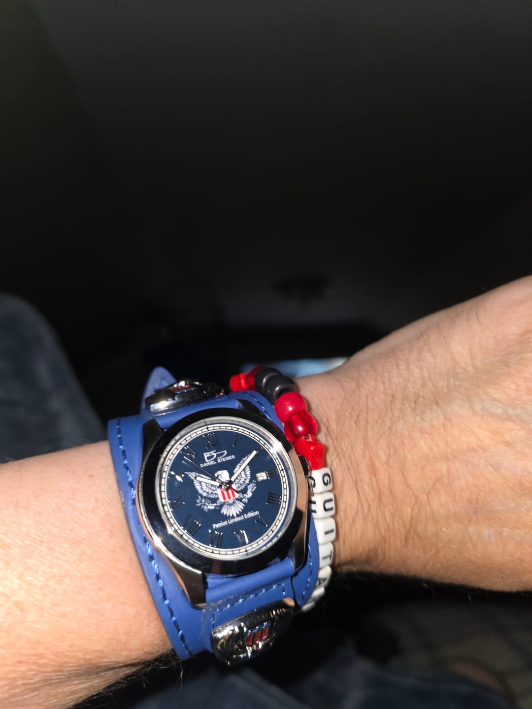 Customer photo review of Patriot 250 Years Blue Limited Edition Watch