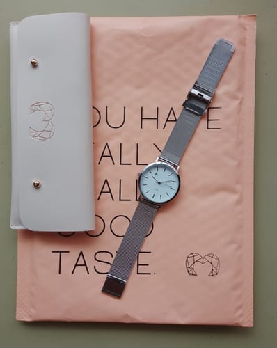 Customer photo review of Reloj Petite Marie ~ SilverWhite