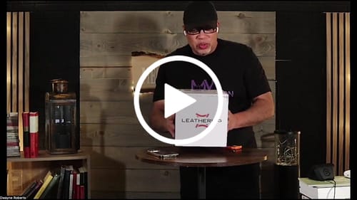 Customer video review of Premium Custom Leather Patch Hats (Wholesale)