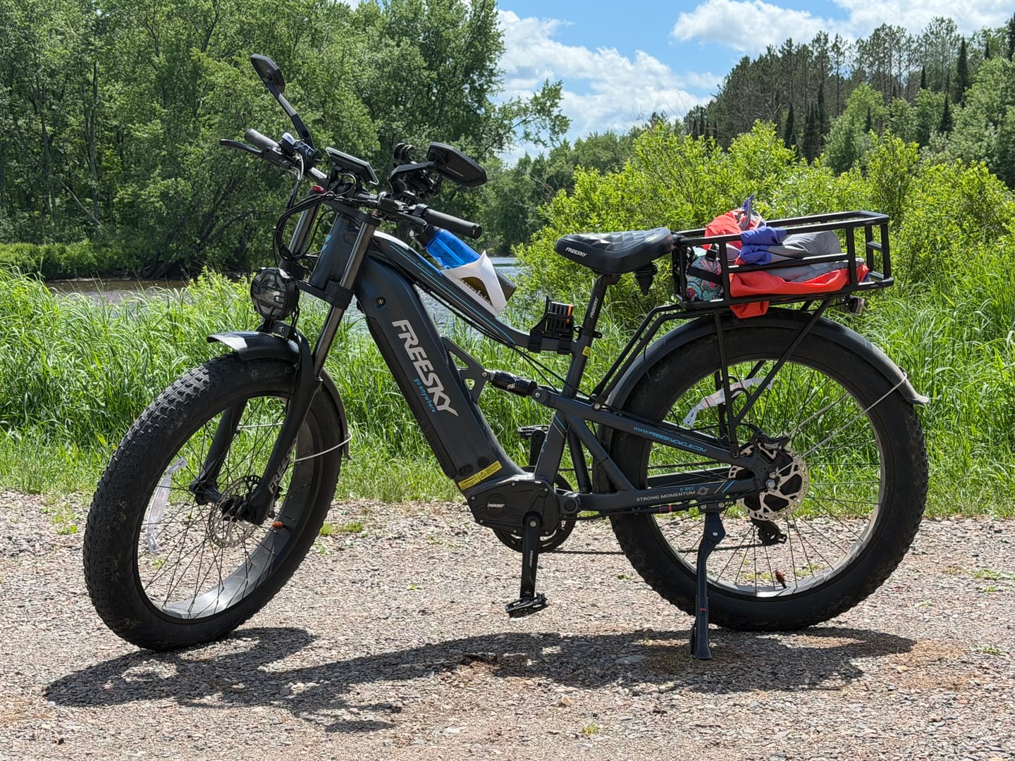 Customer photo review of Rear Basket