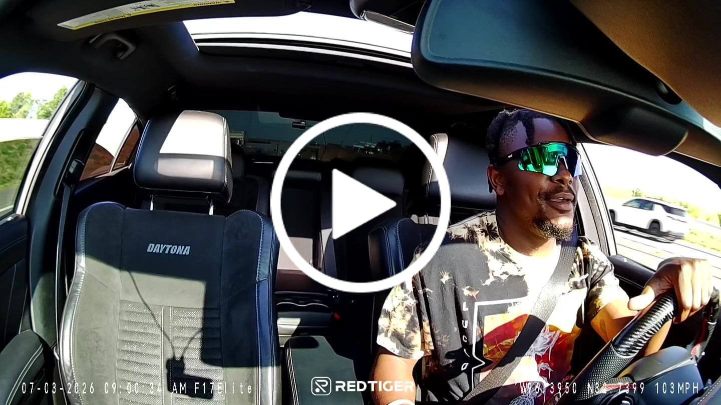 Customer video review of REDTIGER F17 Elite 4K 3 Channel Car Vlog Dash Cam Sony STARVIS 2 Dual HDR WIFI 6 Full Night Color