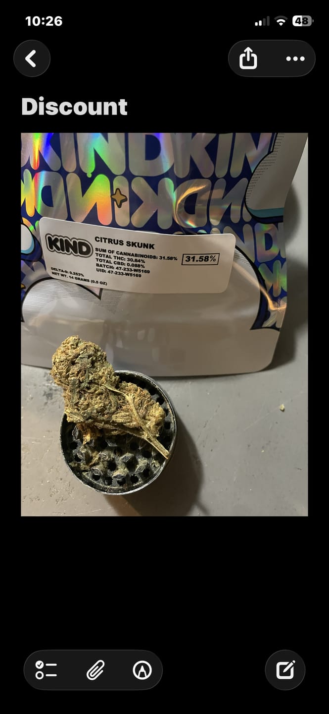 Customer photo review of GMO - 14 Grams - Indica