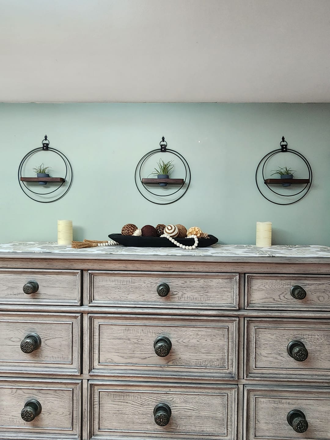 Customer photo review of Air Plant Shelf + Pot Trio