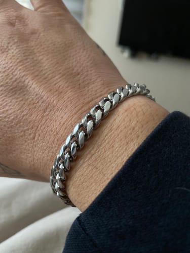 Customer photo review of Pulsera Cuban 8mm