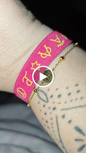 Customer photo review of Pulsera Círculo Inicial