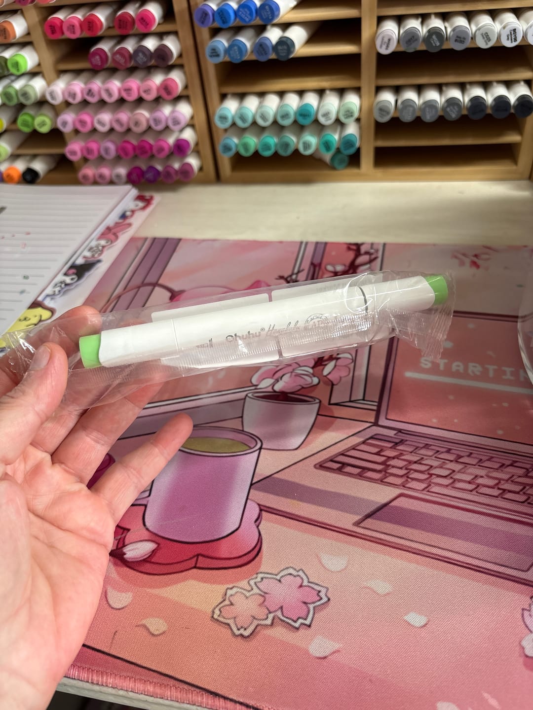 Customer photo review of Ohuhu Honolulu G140 / G47 Individual Marker, Brush & Chisel