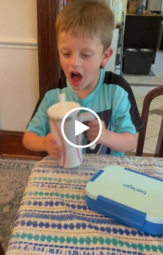 Customer video review of Baseball Spill Proof Kids CREWCUP 20oz