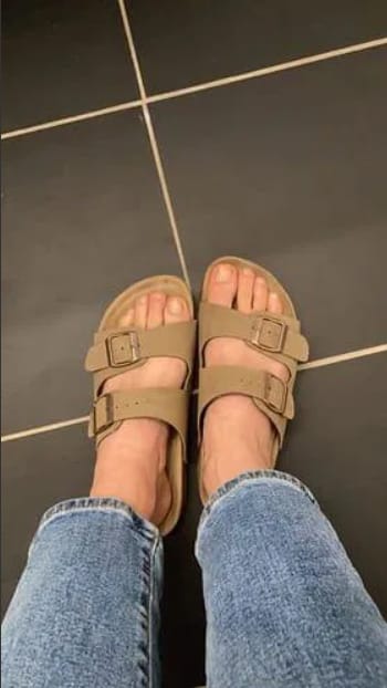Customer photo review of Sandales Confort Suede - Breya