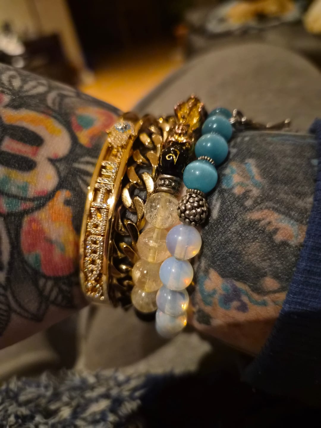 Customer photo review of DANCING NAME BANGLE - Create your own