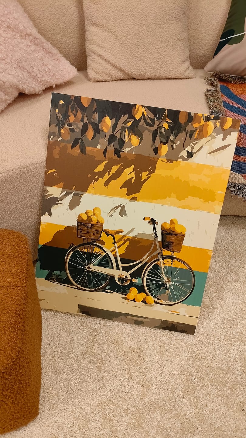 Customer photo review of Summer Ride | Paint by Number