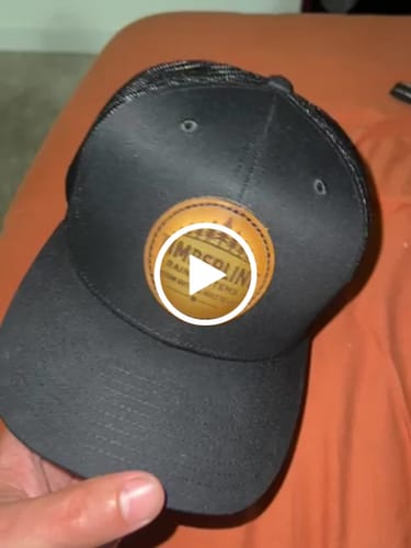 Customer video review of Richardson 112 Custom Leather Patch Hats