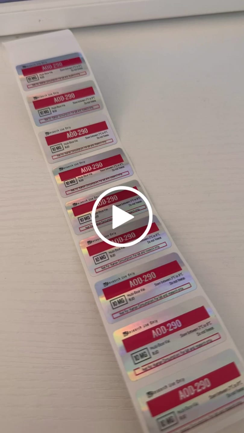 Customer video review of NIIMBOT Compatible M2 Labeling Ribbon, Replacement Refill Tapes
