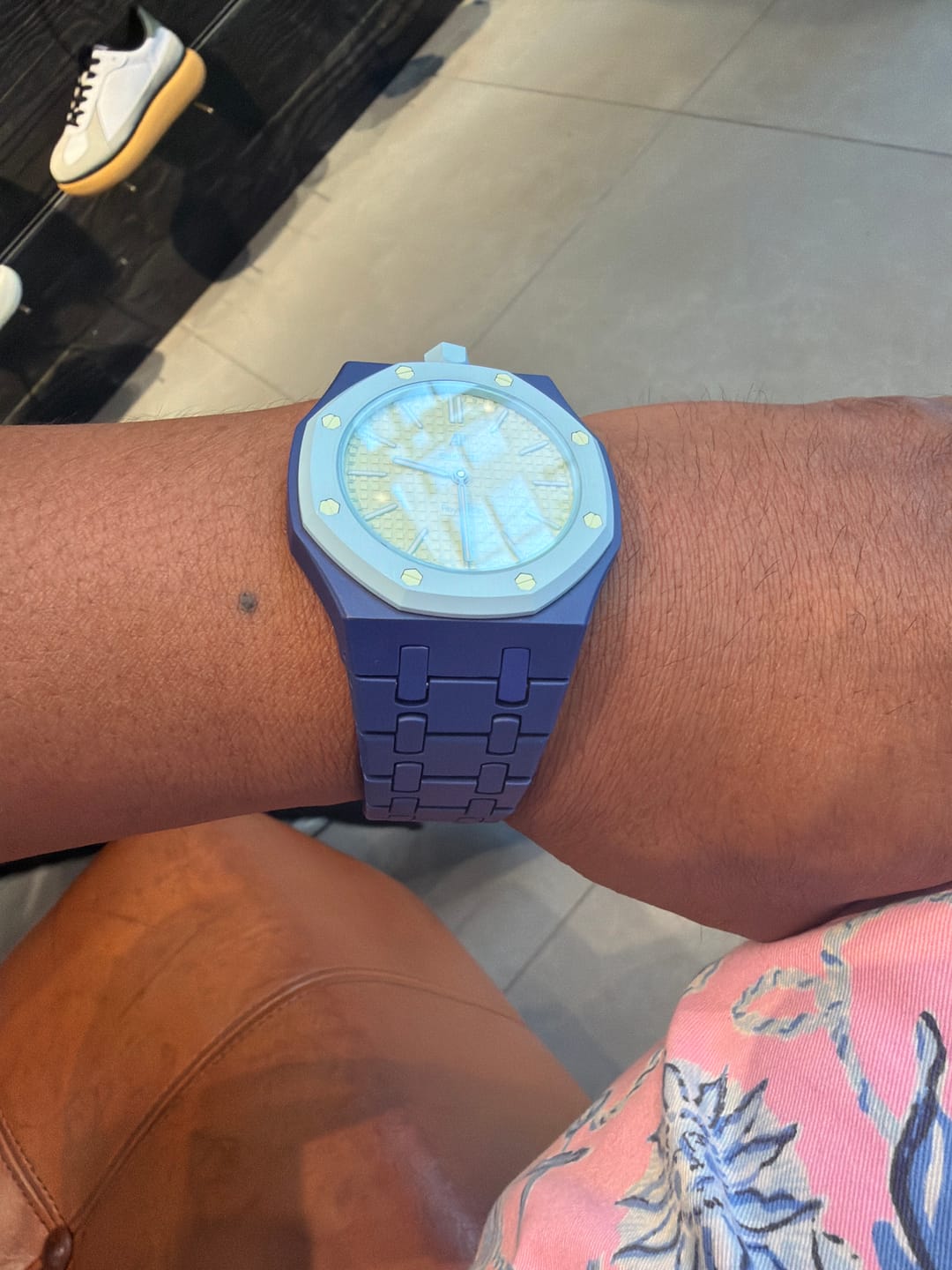 Customer photo review of Keramische horlogeconversiekit met band voor compatibele Royal POP zakhorloges
