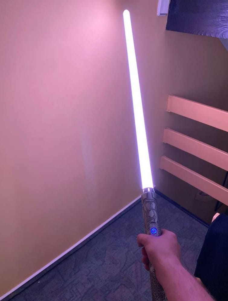 Customer photo review of Combat Saber-E29C RGB/Neopixel Saber