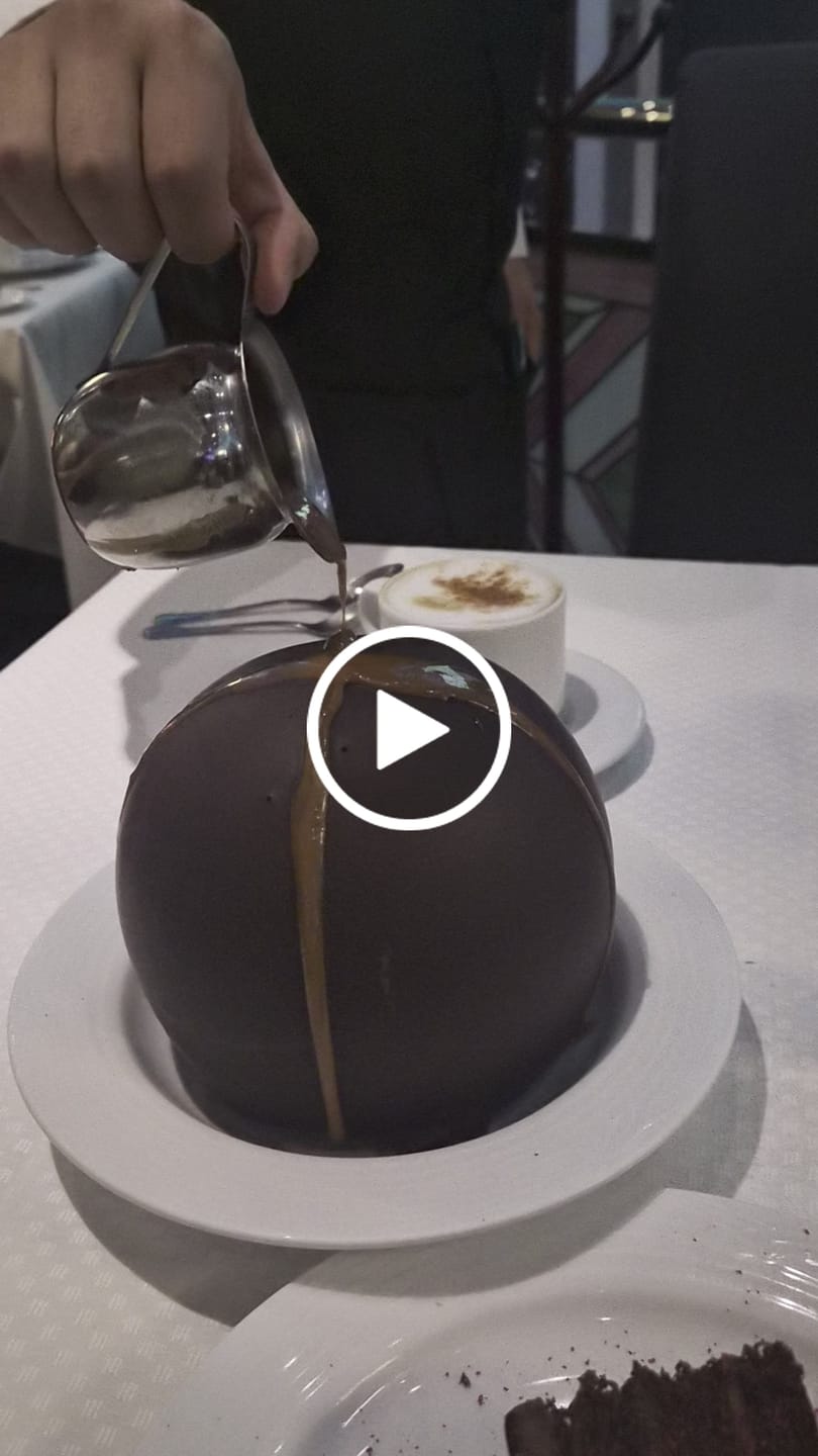 Customer video review of Mejorar postre por Esfera de Chocolate