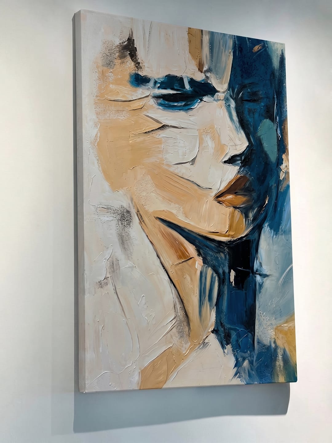 Customer photo review of Abstract Texture Portrait Wall Art #PT033