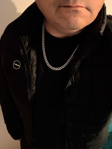 Customer photo review of Cadena Cuban Link 8mm