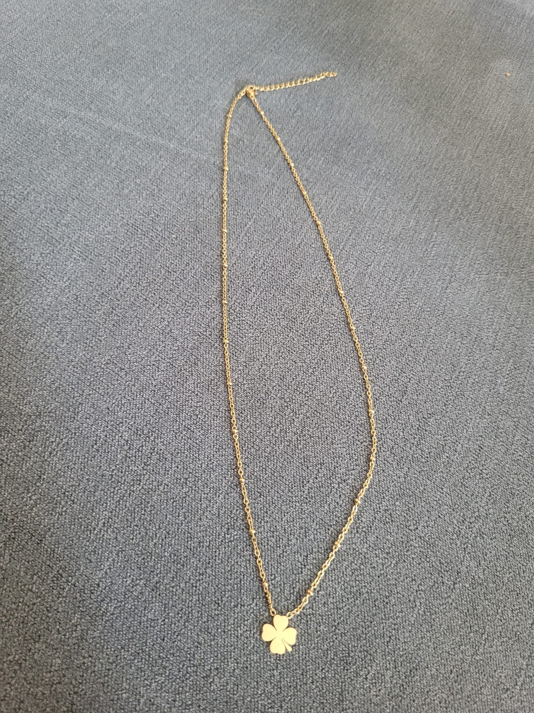 Customer photo review of Clover Necklace