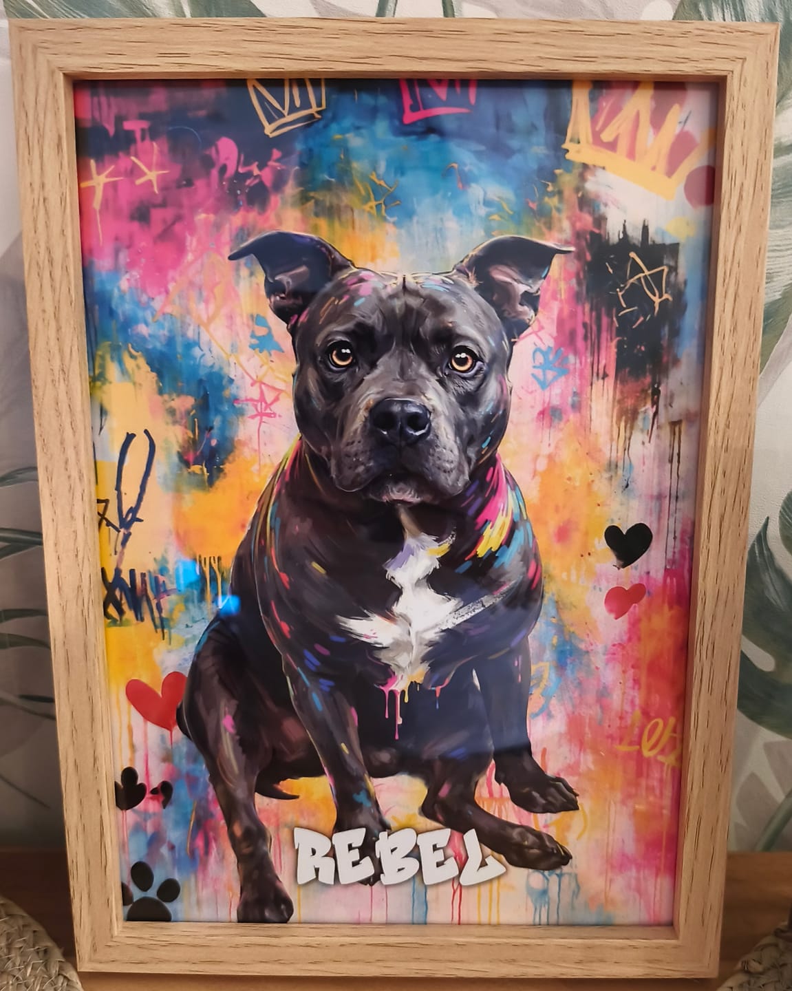 Customer photo review of Graffiti - Gepersonaliseerde Poster