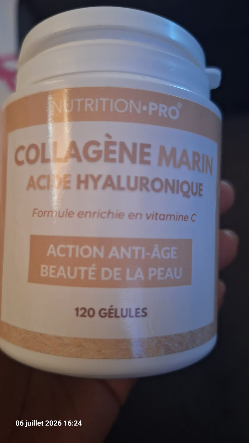 Customer photo review of COLLAGÈNE MARIN NATICOL® / ACIDE HYALURONIQUE - 120 GÉLULES