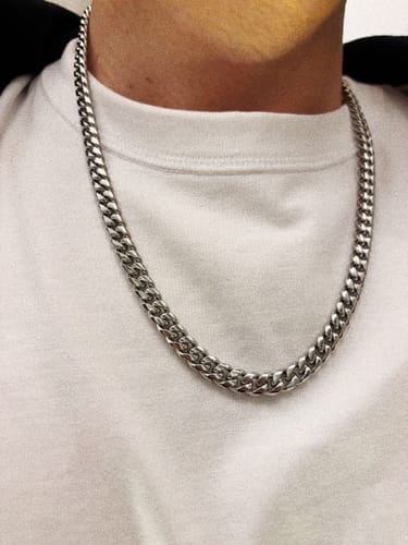 Customer photo review of Cadena Cuban Link 8mm