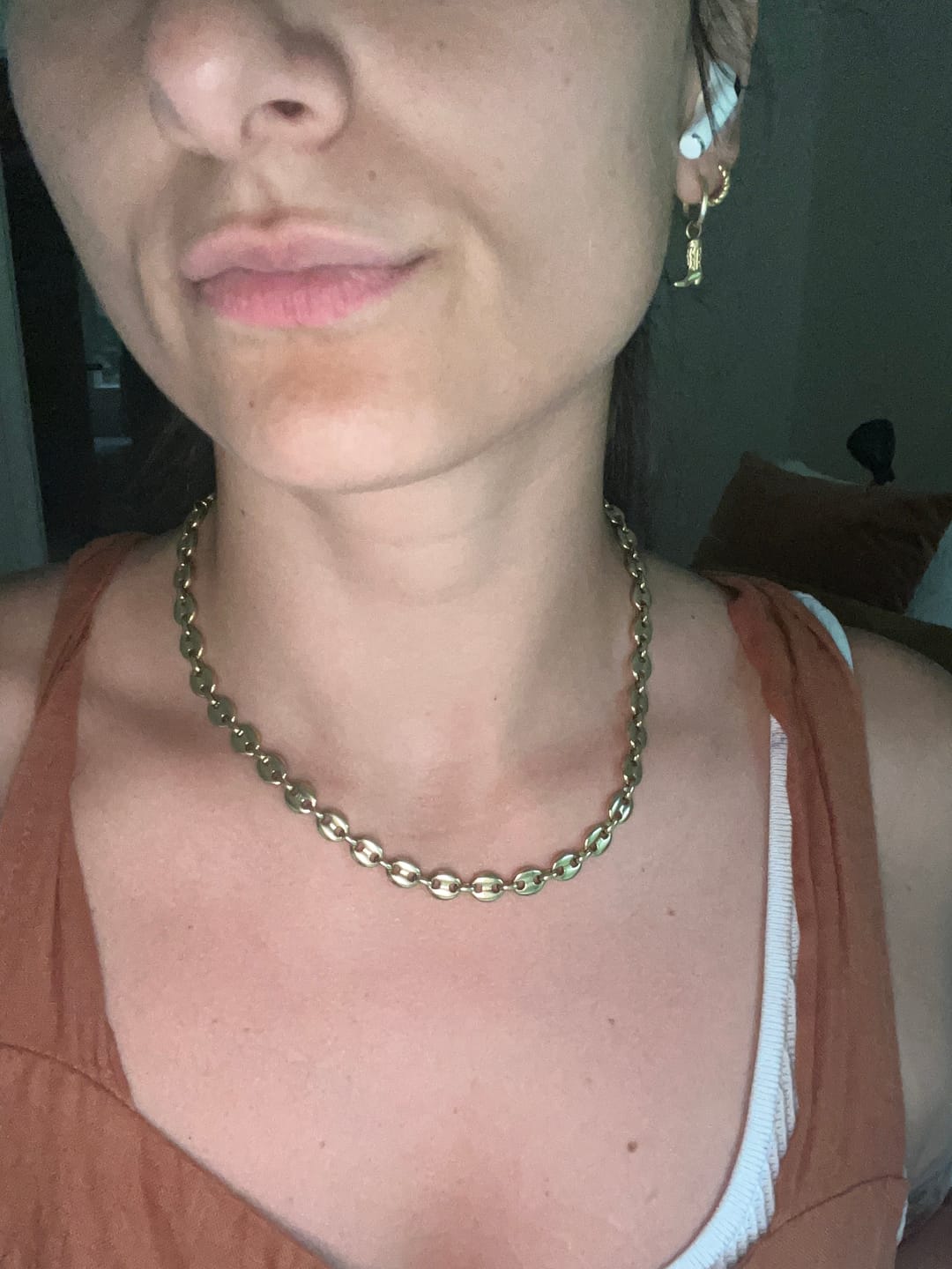 Customer photo review of Puffy Coffee Bean Chain
